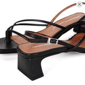 Intentionally Blank Fifi black strapped sandals